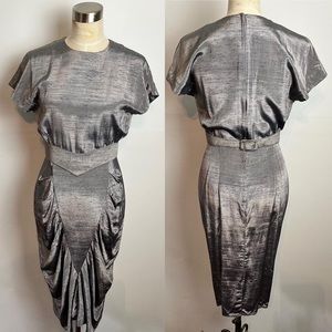 Vintage All That Jazz silver dress
